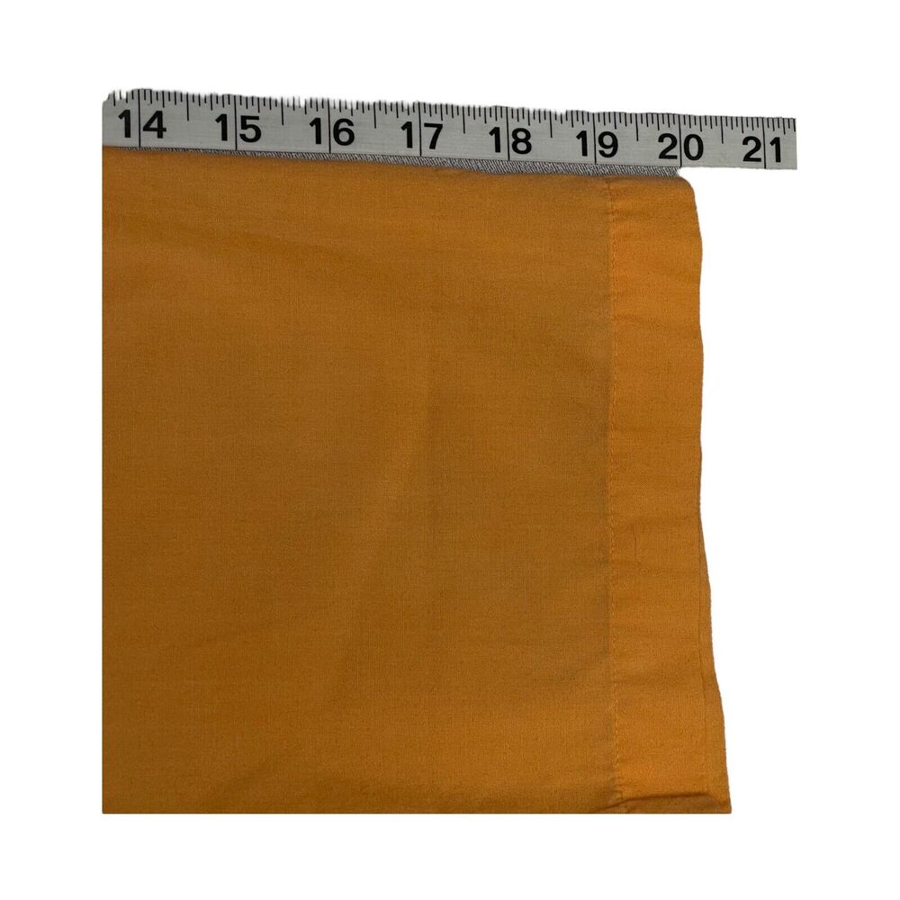 Haband Shirt Men's 16 Orange Polyester Pockets Short Sleeve Casual Button-Up - Picture 9 of 9